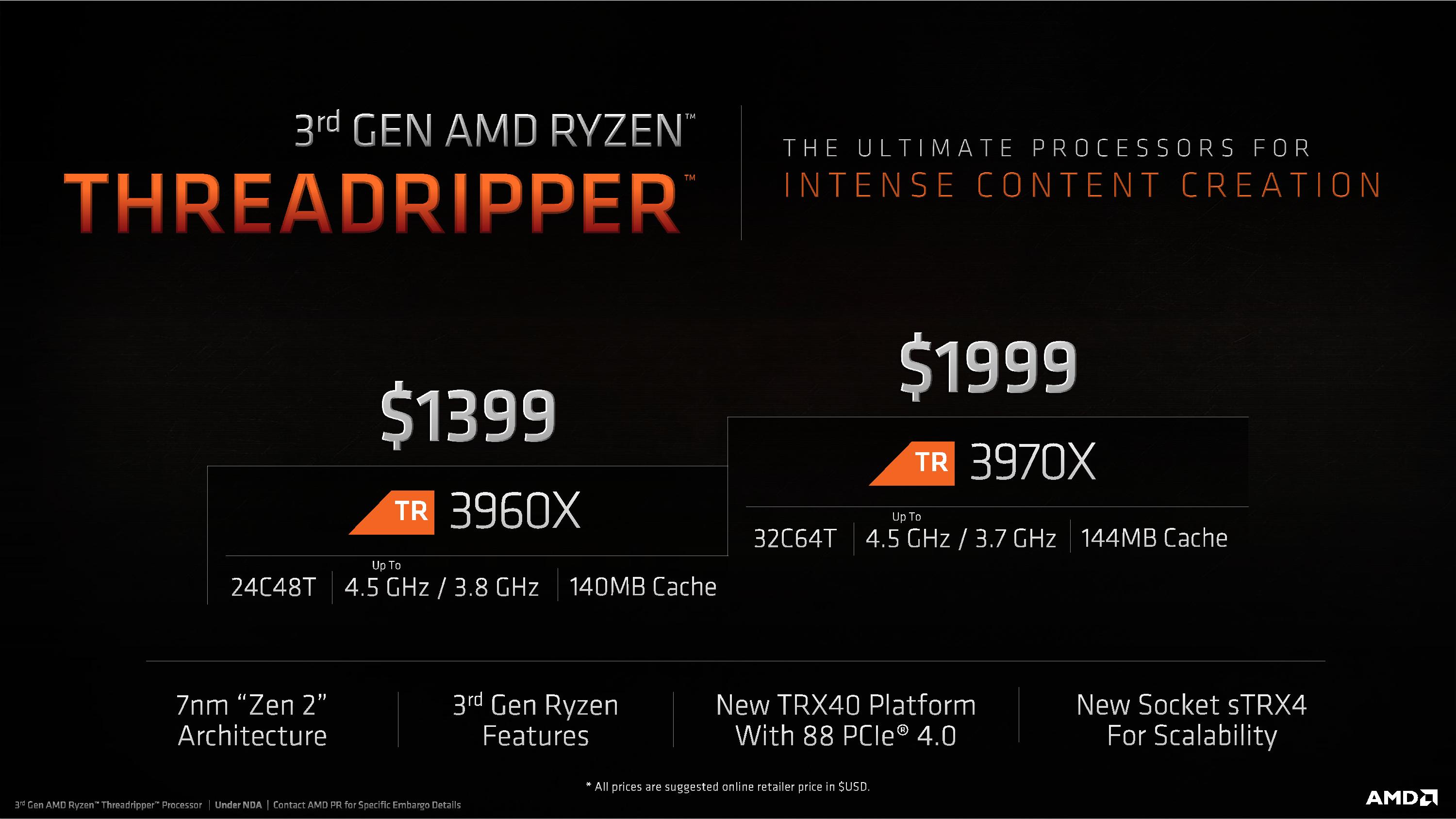 Threadripper 3980x best sale